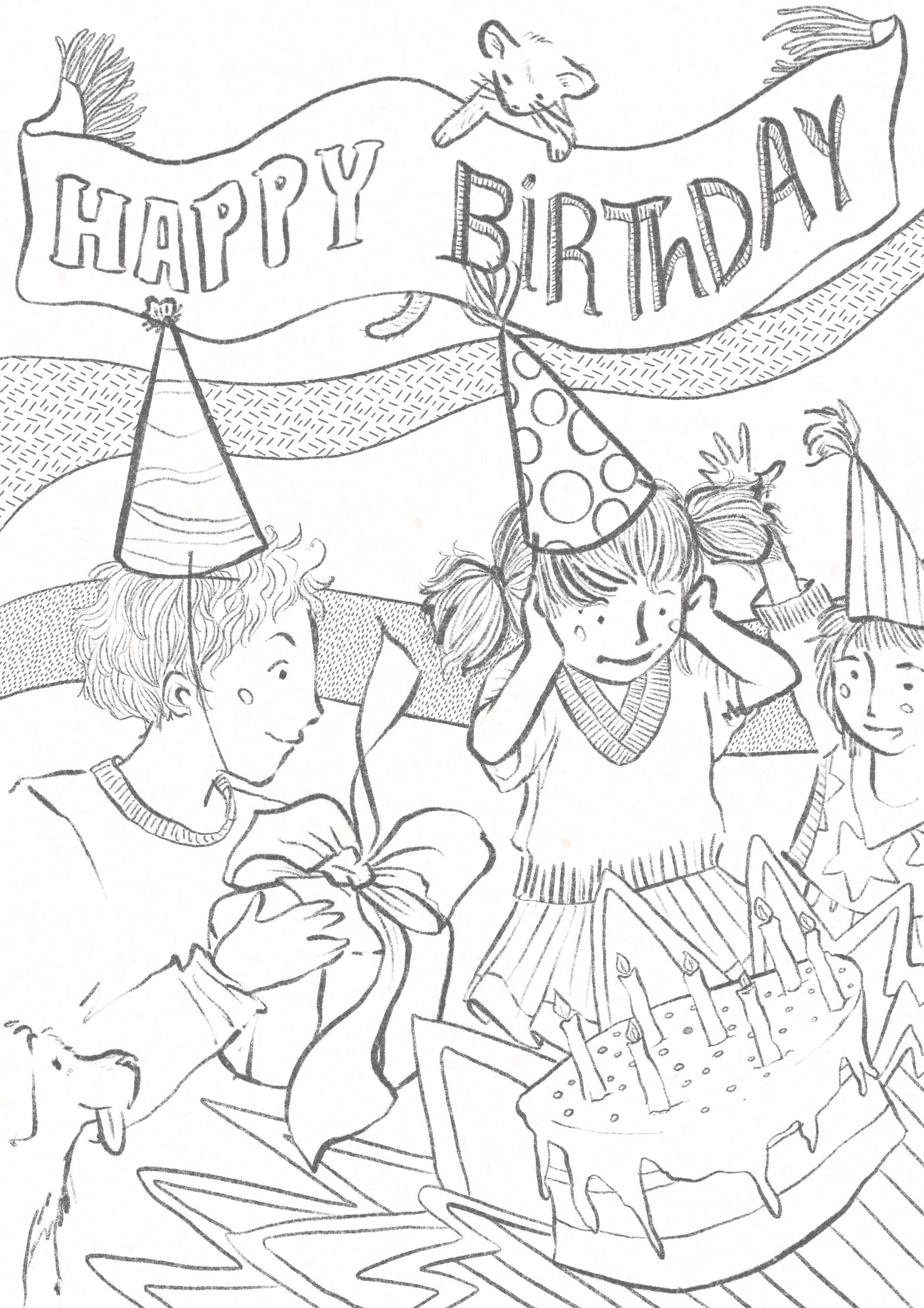 COLOURING Postcards// LET’S CELEBRATE n2 - 4