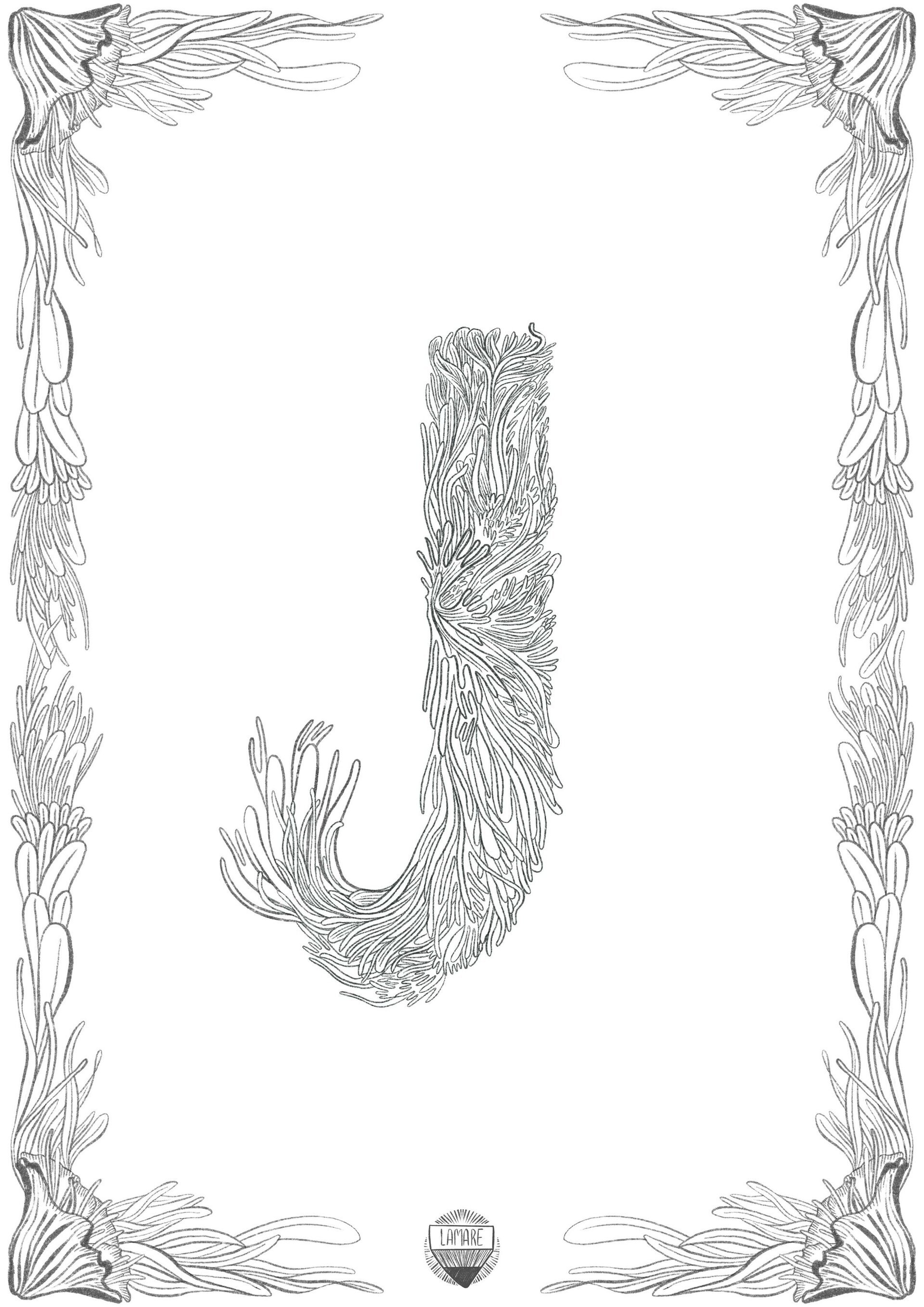 COLOURING PRINTS // Láminas sueltas abecedario - 11