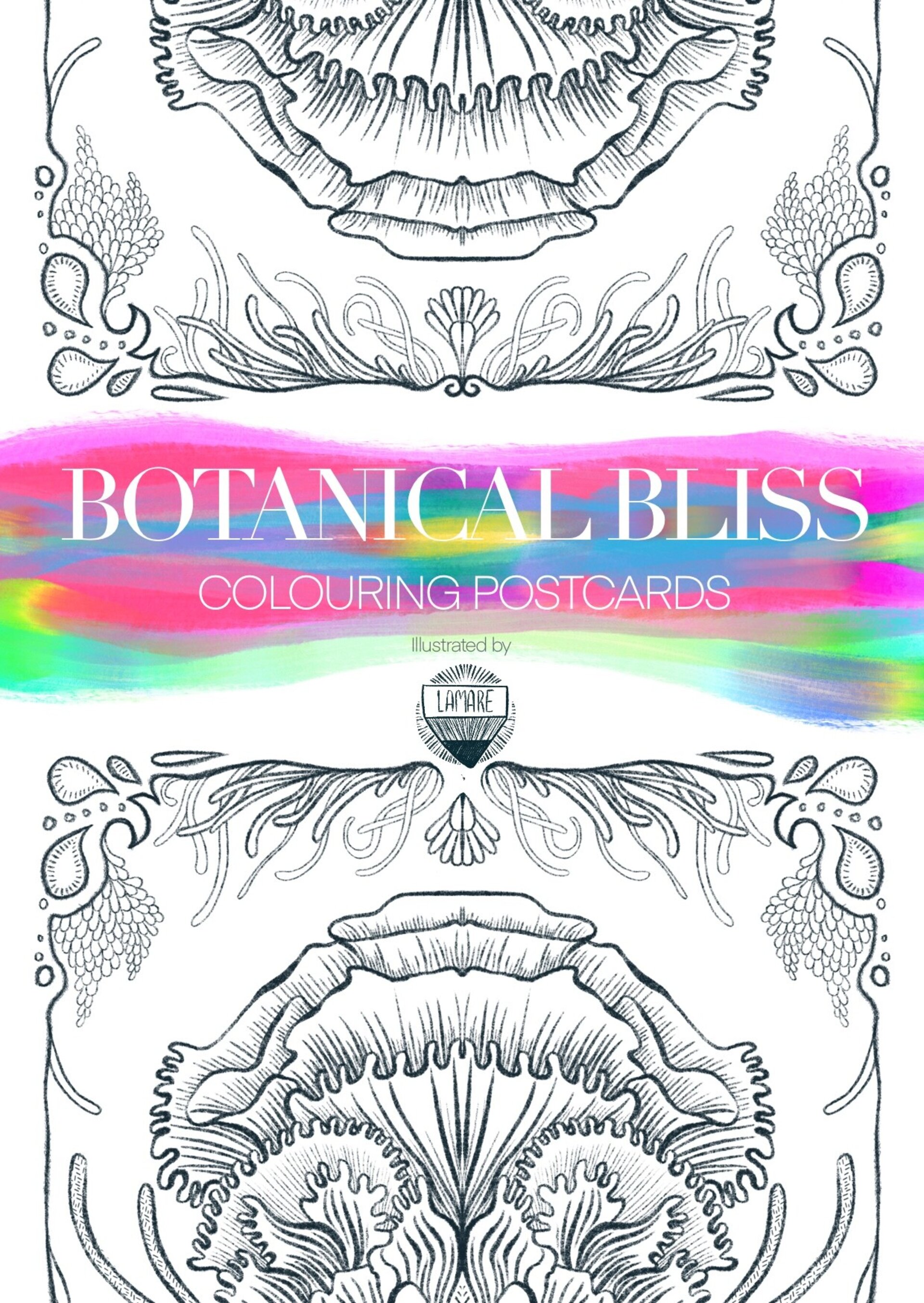 COLOURING Postcards// BOTANICAL BLISS - 2