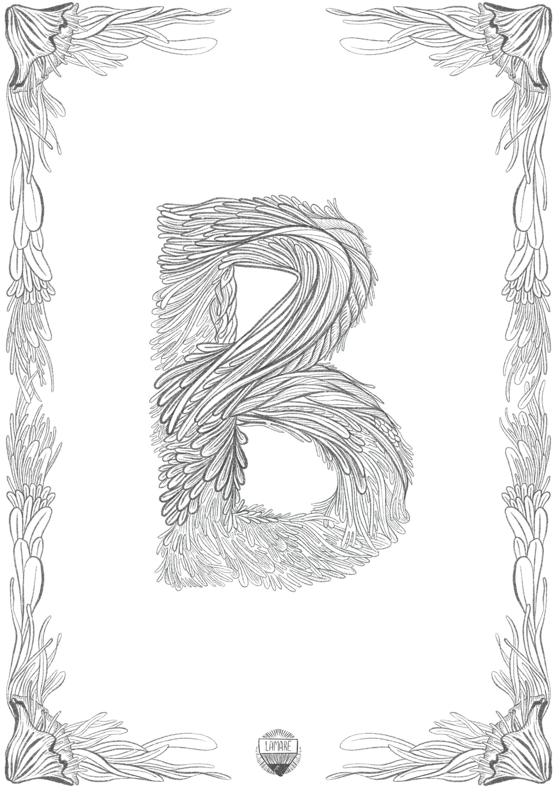 COLOURING PRINTS // Láminas sueltas abecedario - 3