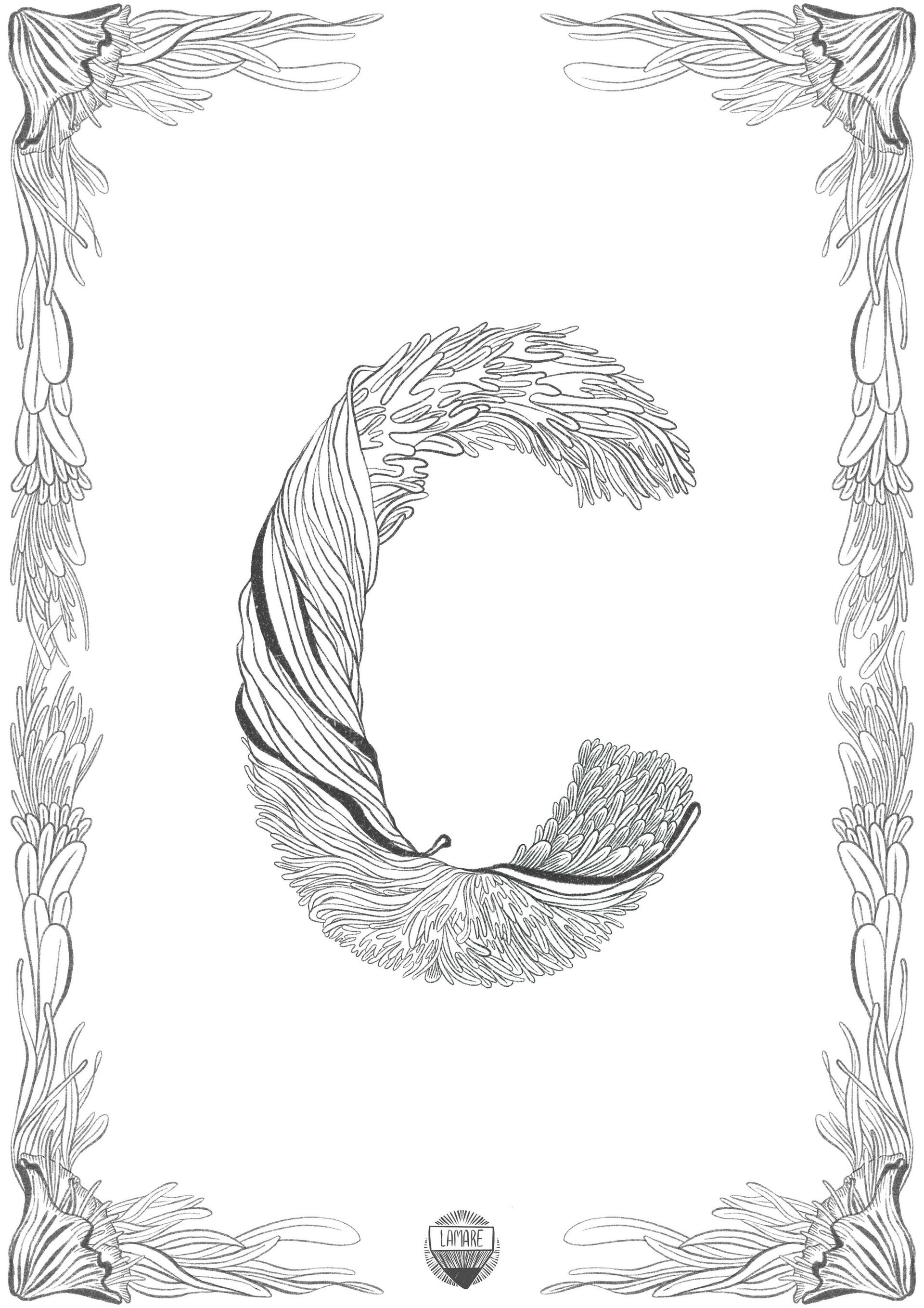 COLOURING PRINTS // Láminas sueltas abecedario - 4