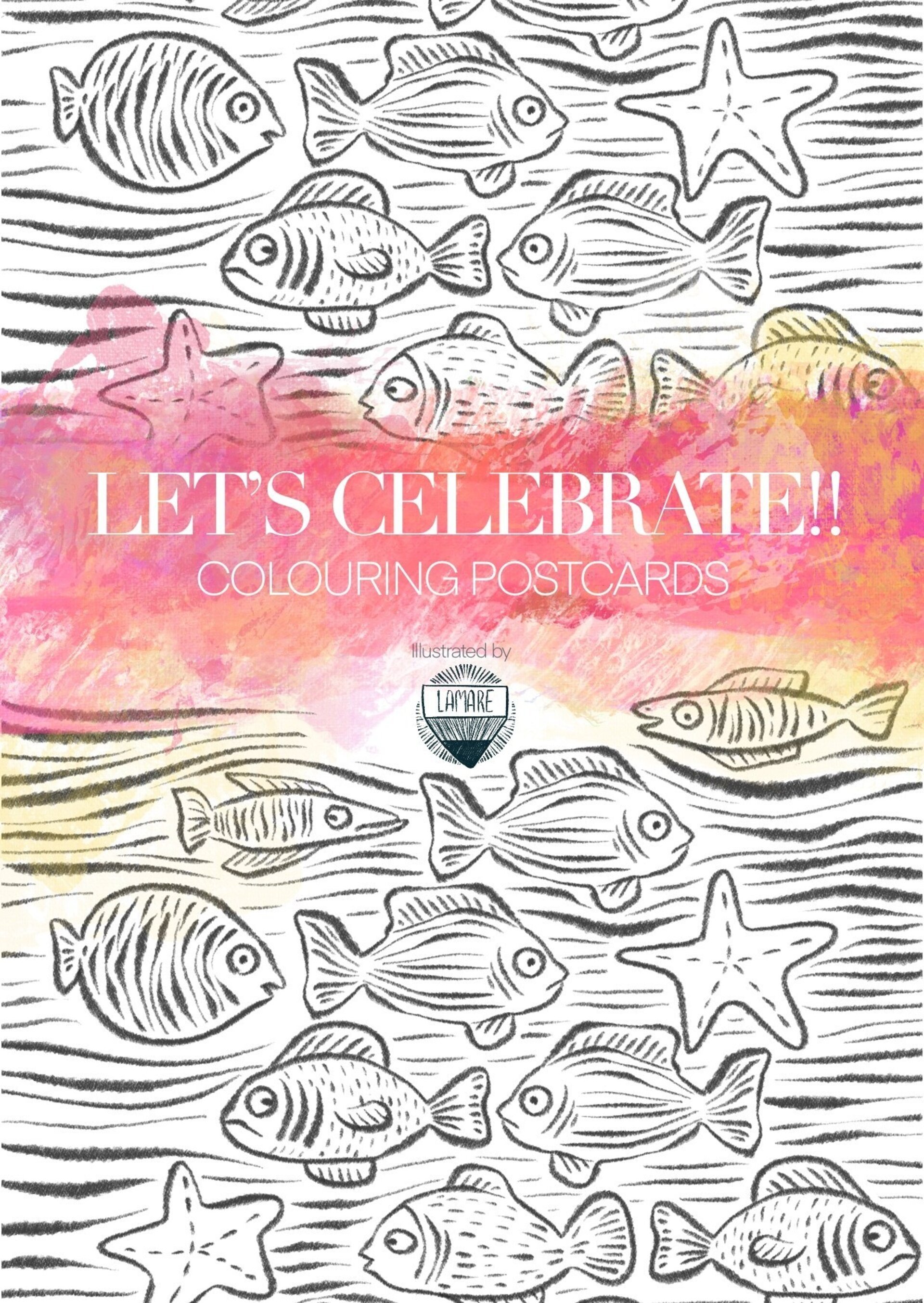 COLOURING Postcards// LET’S CELEBRATE n1 - 2