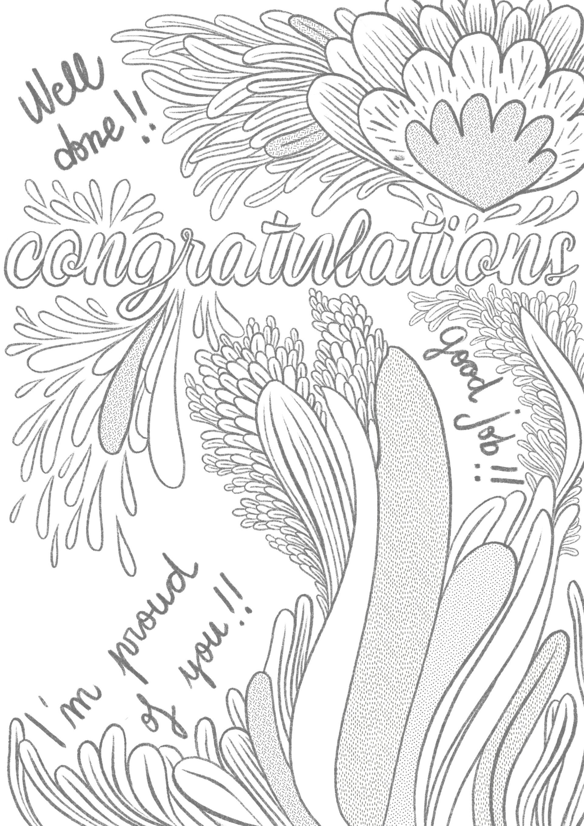 COLOURING Postcards// LET’S CELEBRATE n2 - 6