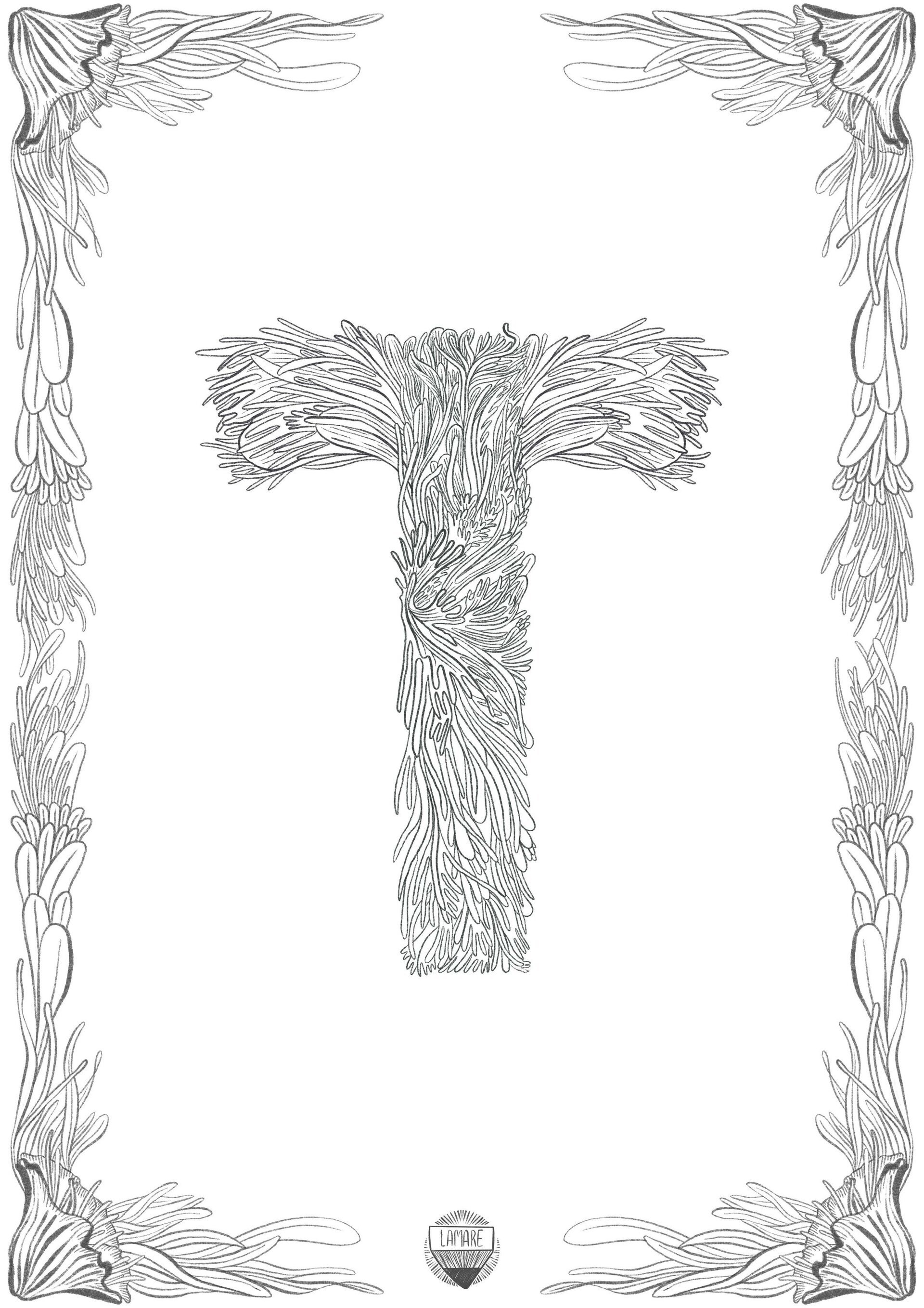 COLOURING PRINTS // Láminas sueltas abecedario - 22